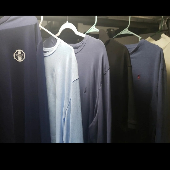 Lot of 6 Polo, Nautica mens shirts sz xl